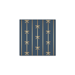 Bonjour Fête - MIDNIGHT BLUE SIGNATURE BOW SMALL NAPKINS - Pretty Day