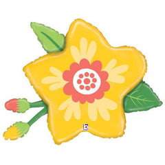 YELLOW FLOWER BALLOON S1132 - Pretty Day