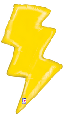 Yellow Lightning Blot Jumbo Foil Balloon S5086 - Pretty Day