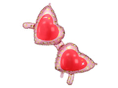 Heart Glasses Jumbo Foil Balloon S4132 - Pretty Day