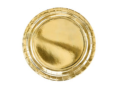 Gold Paper Plates- 6pk S9342 - Pretty Day
