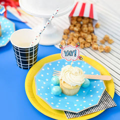 Bam Zaaap Pow Cupcake Toppers S0065 - Pretty Day
