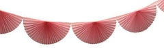 Light Pink 10 Ft Tissue Fan Garland Bunting - Pretty Day