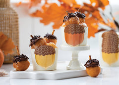 Foiled Shaped Acorns Food Cups-50pcs. - Pretty Day
