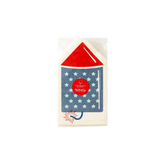 SSP931 - Occasions by Shakira - Rocket Shaped Dinner Napkin - Pretty Day