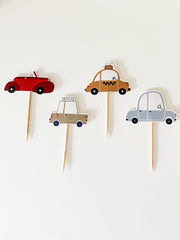 Car Cupcake Toppers - Pretty Day