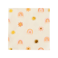 Boho Rainbow Large Napkins - 16 Pk S4211 - Pretty Day