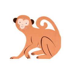Monkey Safari Party Napkins 16pk S1109 - Pretty Day