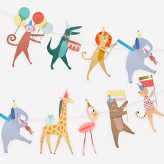 Animal Parade Party Garland S8059 - Pretty Day
