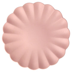 Meri Meri Pink Bamboo Fibre Reusable Large Dinner Plates - 6 Pack S9206 S9240 - Pretty Day