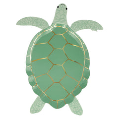 Under the Sea Turtle Plates 8pk S8046 - Pretty Day