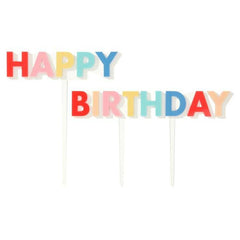 Reusable Acrylic Happy Birthday Rainbow Cake Topper S0167 - Pretty Day