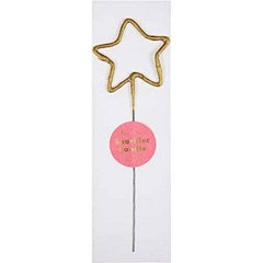 Gold Star Sparkler Candle S2038 - Pretty Day