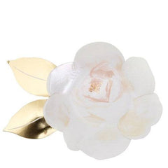 Meri Meri White Rose Floral Plates - Pack of 8 S9113 S9114 - Pretty Day