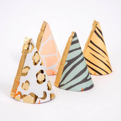 Meri Meri - Animal Print Party Hats - 8 pack S9072 - Pretty Day