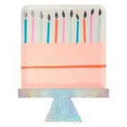 Birthday Cake Plates (x 8) S7103 - Pretty Day