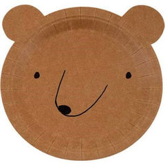 Meri Meri - Bear Plates - Small - 12 pack S9303 - Pretty Day