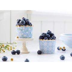 Daisy and Plaid Baking Cups (50 pcs) S9121 - Pretty Day