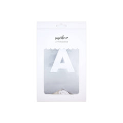 Customizable Letter Banner: Silver Chrome S4095 - Pretty Day