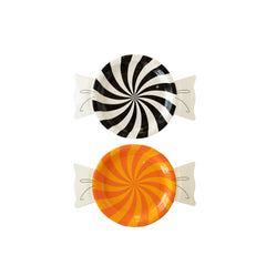 Witching Hour Candy Shaped Plate- 8pk M0097 - Pretty Day