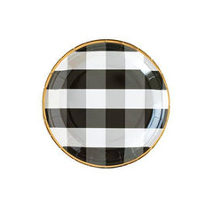 Paper Gingham Party Plates- Large S1115 - Pretty Day
