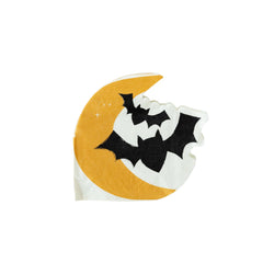 Witching Hour Moon Shaped Napkins Small 24pk M0018 - Pretty Day