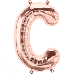 Small 16" Rose Gold Letter C Balloon S4023 - Pretty Day