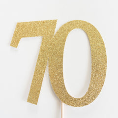 70 Cake Topper - Pretty Day