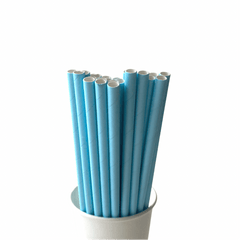 Baby Blue Eco Friendly Paper Straws S8062 - Pretty Day