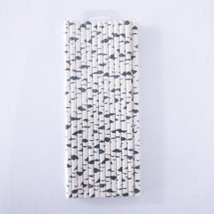 Birch Tree Pattern Eco Friendly Paper Straws S1084 - Pretty Day