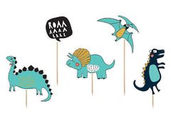 Dinosaur Cake Topper Set- 5pk S8060 - Pretty Day