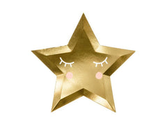 Little Star Paper Plates - 6pk S9247 - Pretty Day