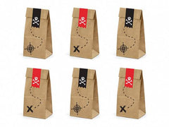 Pirate Party Treat Bags- 6pk S1082 - Pretty Day