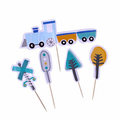 Steam Train Toppers (Set of 12) S5194 - Pretty Day