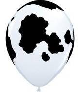 11" Cow Latex Balloon B060 - Pretty Day