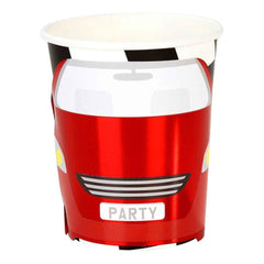 Red Race Car Paper Party Cups S1168 - Pretty Day