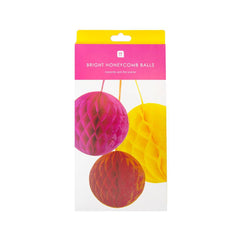 Honeycomb Party Decorations - 3 Pack S4154 S4121 - Pretty Day