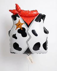 Western Cowboy Vest Foil Balloon 26"
