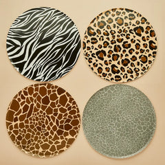 Safari Animal Print Paper Plates 8pk. - Pretty Day