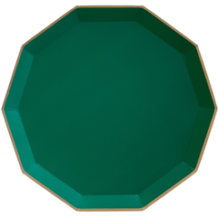 Bonjour Fête - EMERALD GREEN PREMIUM DINNER PLATES - Pretty Day