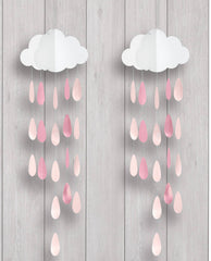 Pink Hanging Cloud Decorations 2pk. - Pretty Day