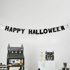 Hootyballoo by Club Green - Ghost 'Happy Halloween Banner' Felt Banner 2m