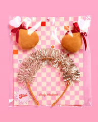 xo, Fetti - Turkey Leg Thanksgiving Headband - funny fringe gift