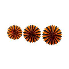 My Mind’s Eye - VHP1306 - Orange and Black Large Tissue Fans