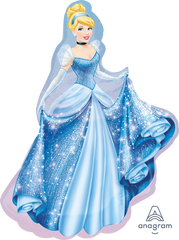 Cinderella Jumbo Foil  Balloon - Pretty Day
