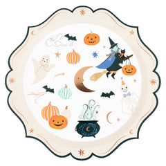 Ornate Edge Halloween Plates Large 8pk.
