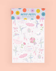 Ballerina Temporary Tattoos - 50 foil - Pretty Day
