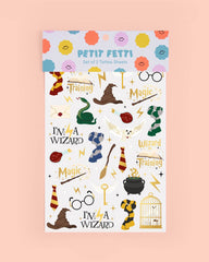 Wizard Tats - 56 temporary tattoos - Pretty Day