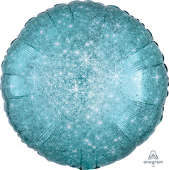 18" Faux Sparkle Green Balloon - Pretty Day