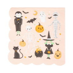 Scallop Halloween Napkins - 24pk - Pretty Day